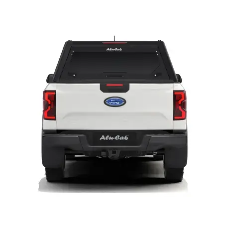 Hardtop Contour noir lisse sans fenêtre latérale Ford Ranger 2023+ double cabine Alu-Cab